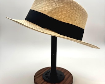 Handmade Panama Hat Authentic Paja Toquilla Unisex Sun Hat made in Montecristie, Ecuador