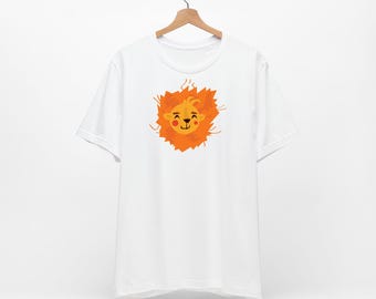 Lion Graphic Tee - Unisex Cartoon Animal T-Shirt