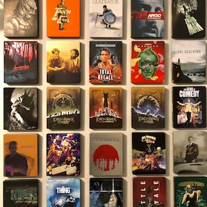 Custom Steelbook Case: Movie Art, Collectible Steel Case (No Disc)