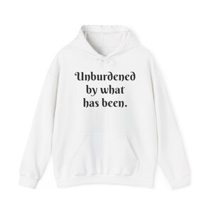 愛国心あふれるユーモアパーカー - 「Unburdened by What Has Been」ユニセックスヘビーブレンドスウェットシャツ 画像 7