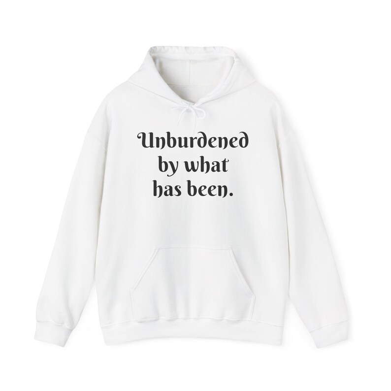 愛国心あふれるユーモアパーカー - 「Unburdened by What Has Been」ユニセックスヘビーブレンドスウェットシャツ 画像 7