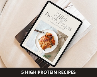 High Protein Diner Recipes Ebook | Muscle Building Meals (Digital Download)