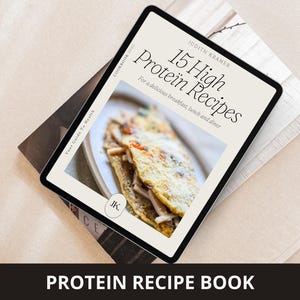 15 High Protein Foods Ebook Cookbook | Digital High Protein Food Recipes | Including Protein Meals Shopping List | Instant Download