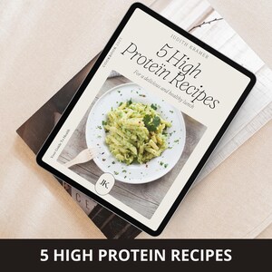 5 High Protein Foods Ebook Cookbook | Digital High Protein Food Recipes | Including Protein Meals Shopping List | Instant Download