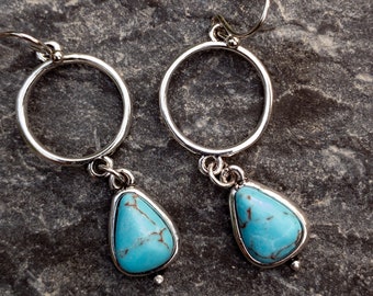 Turquoise Earrings Dangle - unique dangle earrings - unique dangle earrings