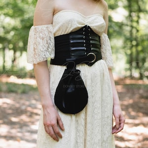 Mittelalterliche Gürteltasche für Larp, Larp für Kostüm, Wikinger Renaissance Gürteltasche, Fantasy Cosplay Beutel, Steampunk Utensilo