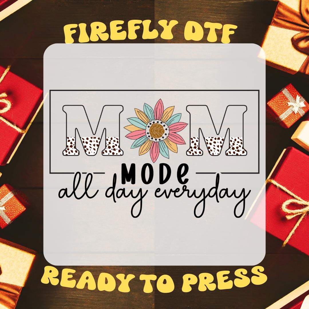 Floral Boho Mom Dtf Transfer, Ready to Press Mama Dtf Print, Trendy ...