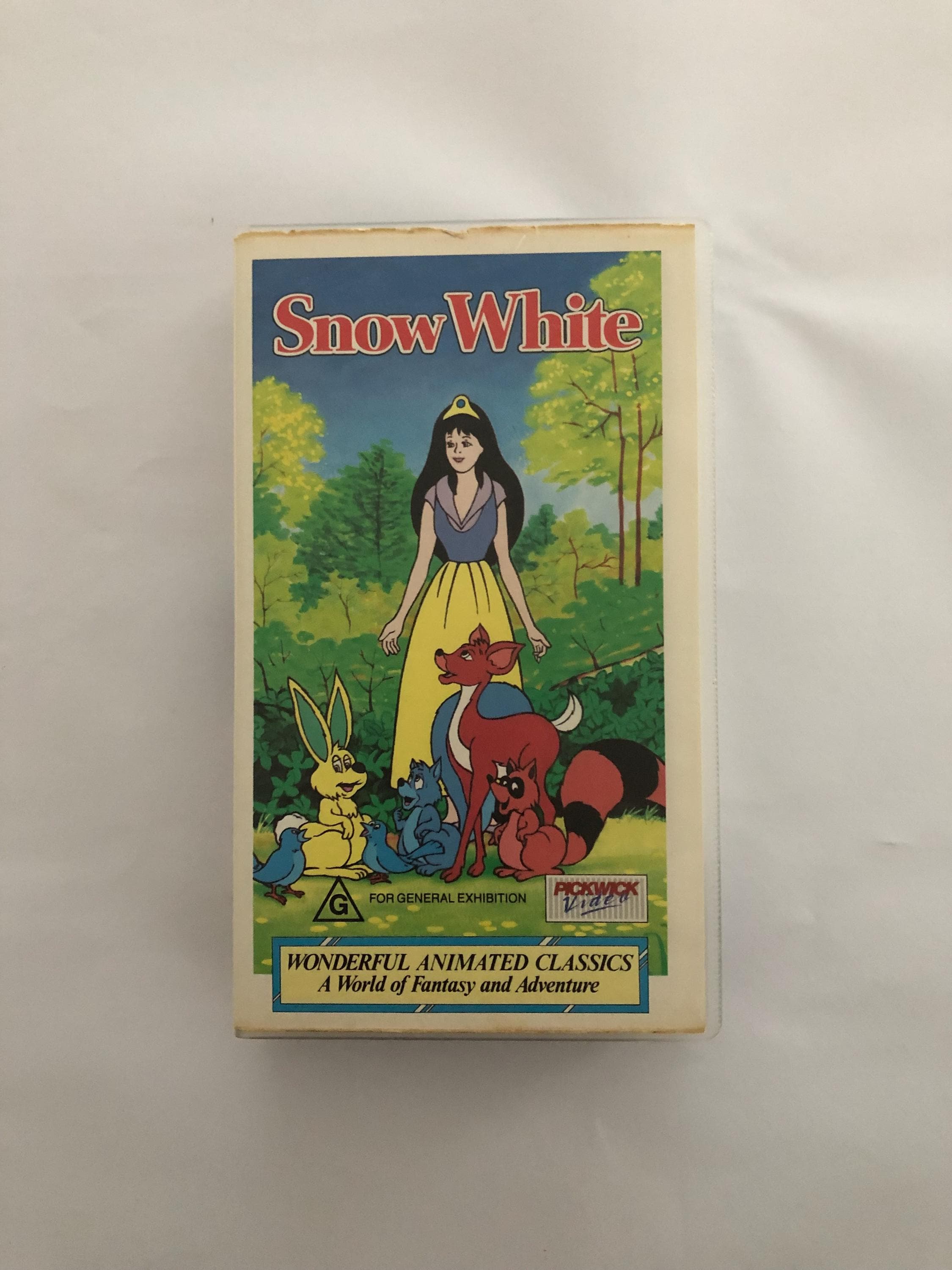 白雪姫 VHS: アニメファンタジー (PAL 形式) - Etsy 日本