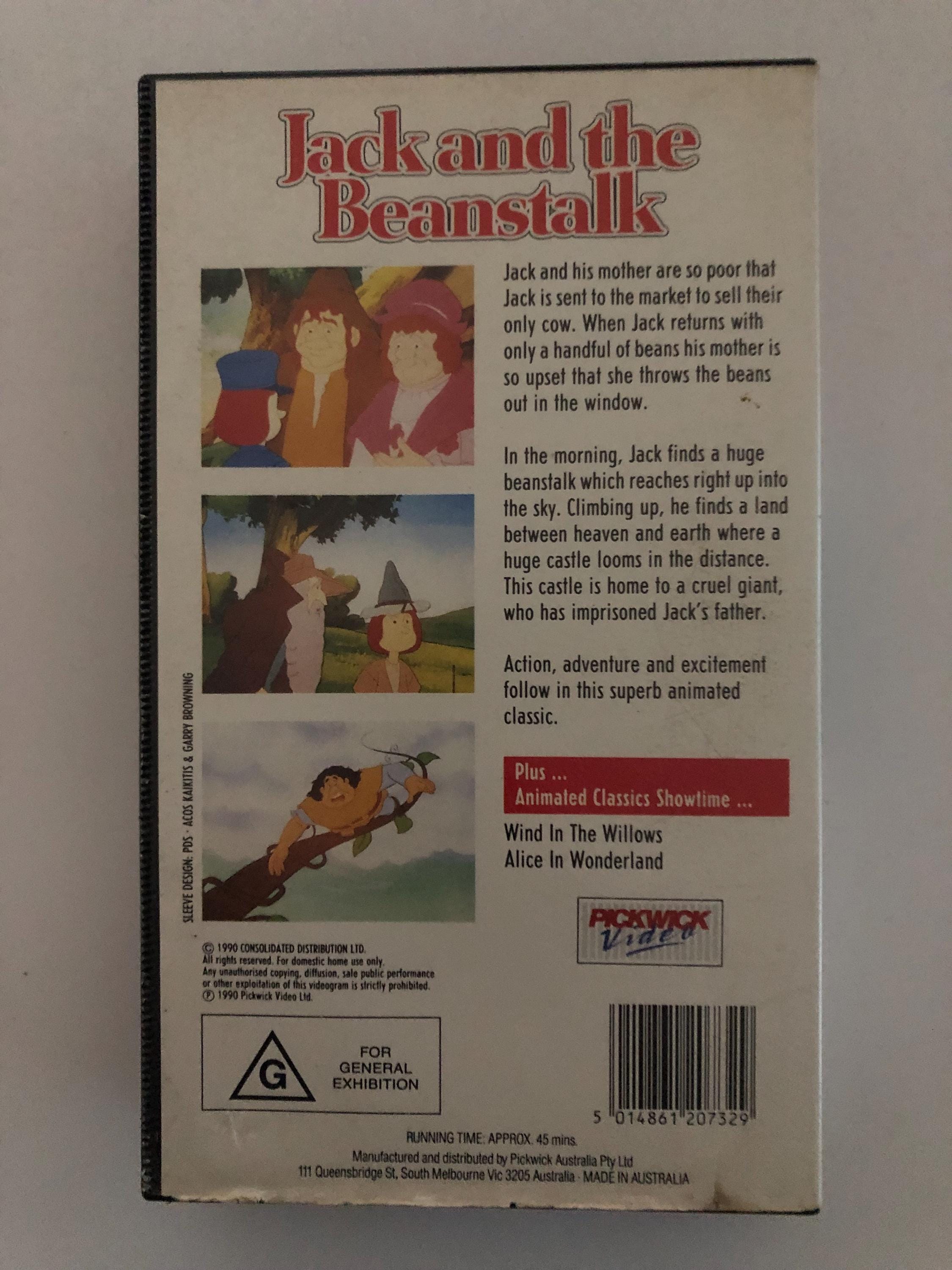 Jack and the Beanstalk VHS: Vintage Animated Classic - Etsy