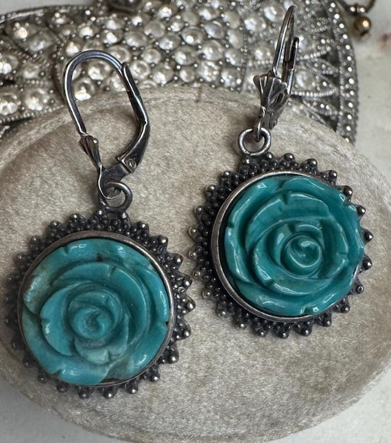 Vintage Silver Amy Kahn Earrings