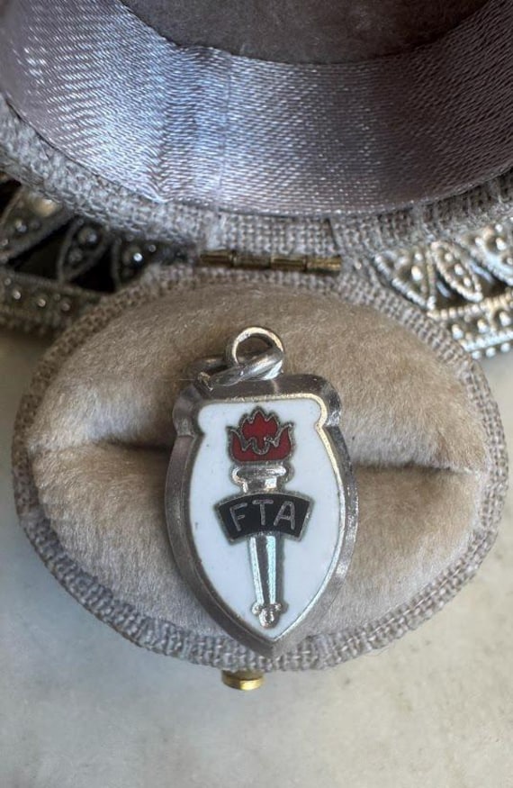 Vintage Antique Silver Wine Bottle Charm