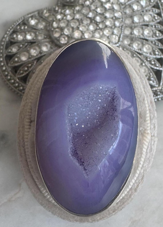 Silver Amy Kahn Russell Druzy Ring