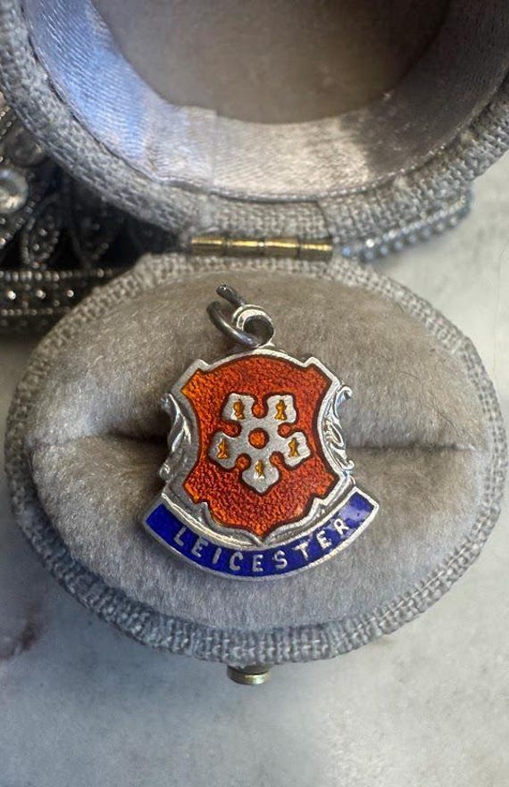 Vintage Silver "Leicester" United Kingdom Charm