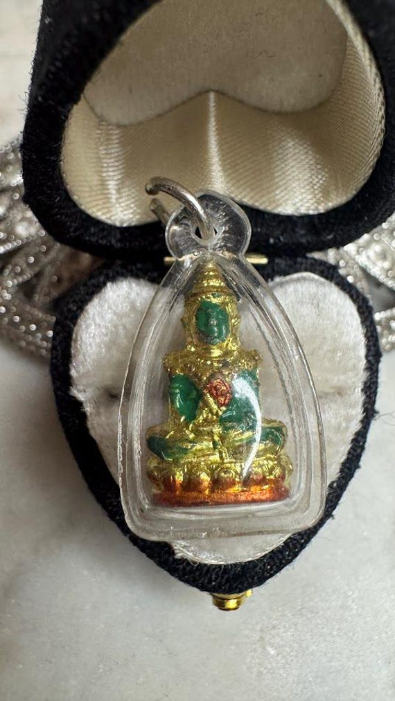 Vintage Silver Rare Antique Asian Charm