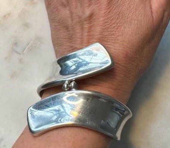 Silver Cuff Bracelet - image 4