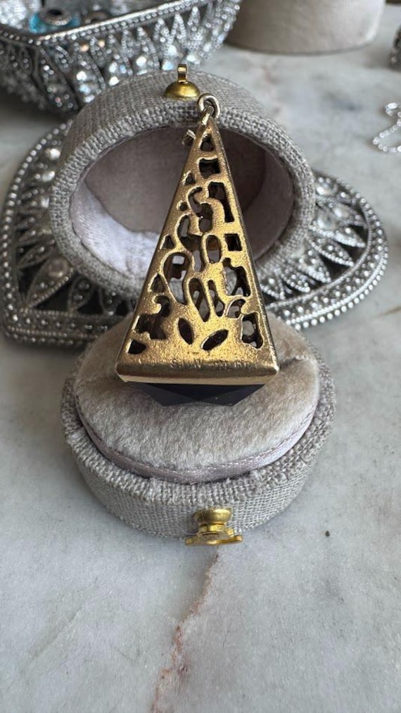 Antique Vintage Gold Amethyst Victorian Fob Seal