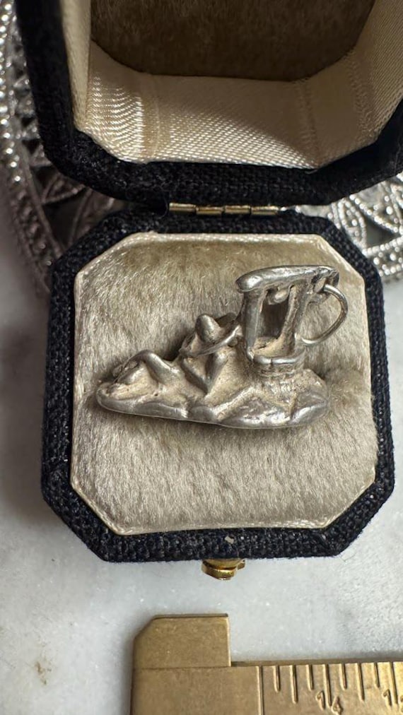 Vintage Silver Mexican Siesta Charm