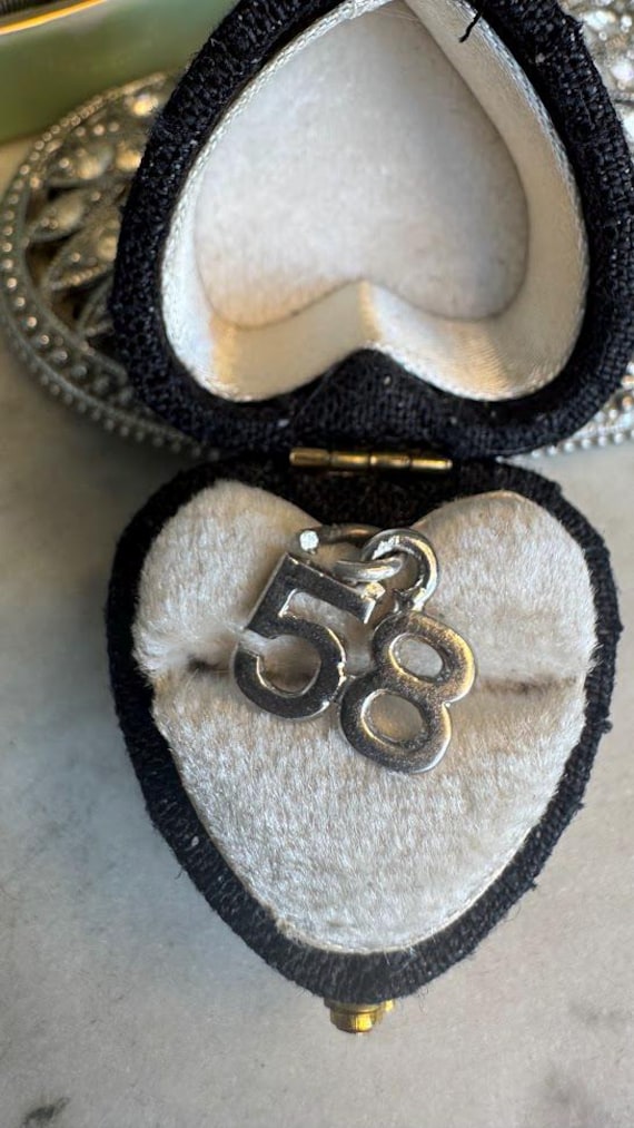 Vintage Silver "58" Charm