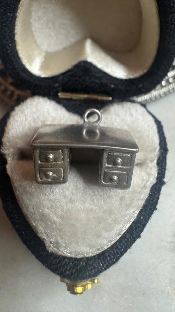 Vintage Antique Silver Desk Charm