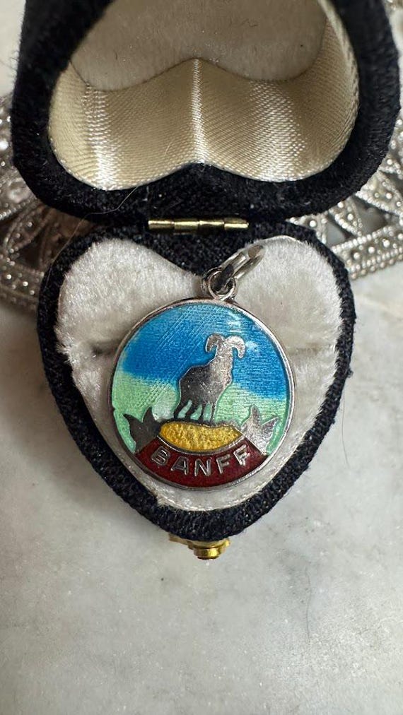 Vintage Silver Banff, Alberta Canada Charm