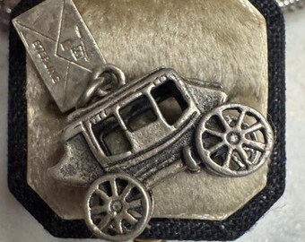 Vintage Silver Arizona Carriage Ride Charm