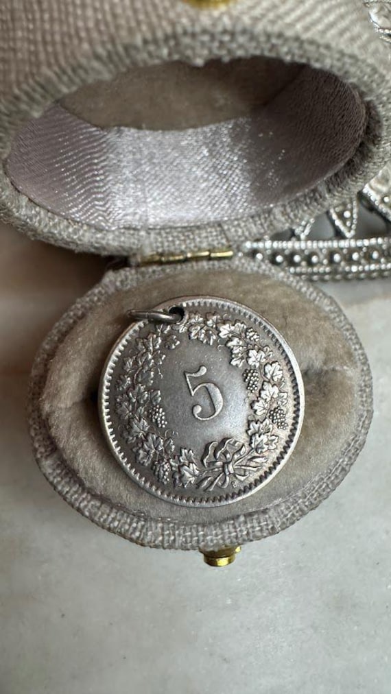 Vintage Silver Holland Coin Charm