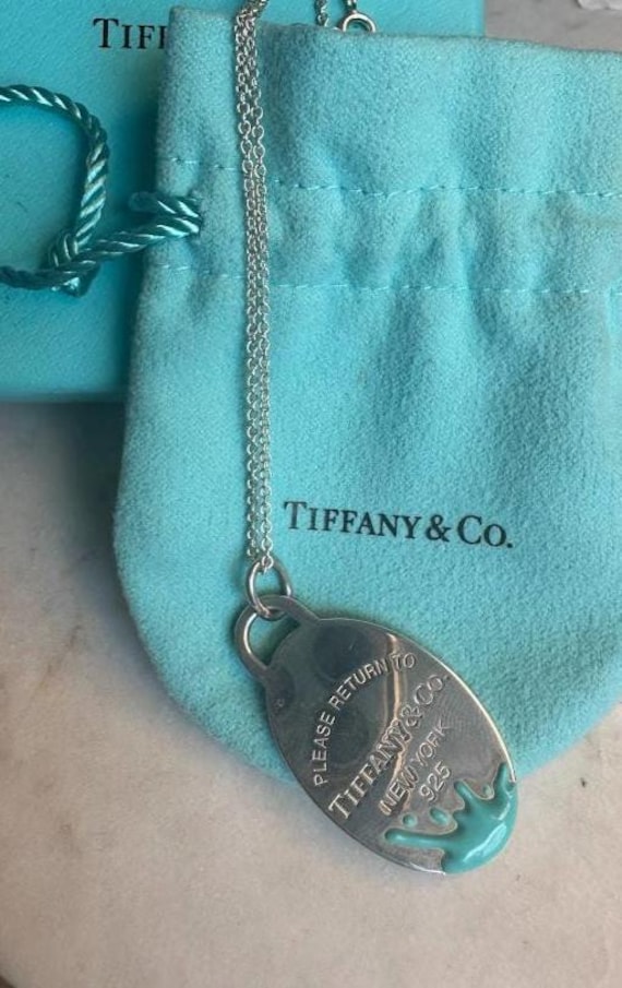 Tiffany Silver "Splash" Pendant Necklace