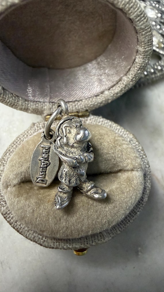 Vintage Silver Grumpy Charm