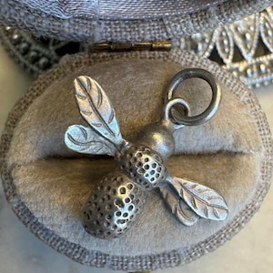 Vintage Silver Bee Charm
