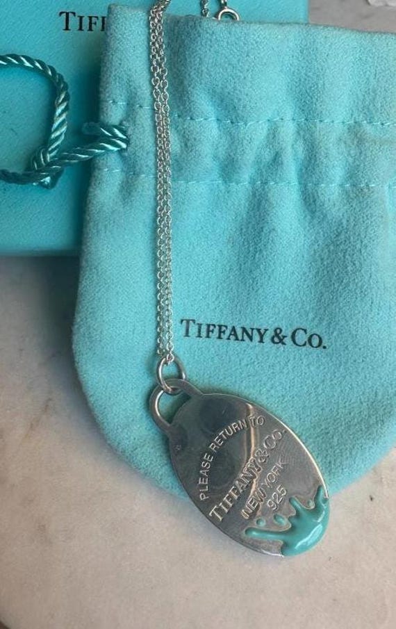 Tiffany Silver "Splash" Pendant Necklace