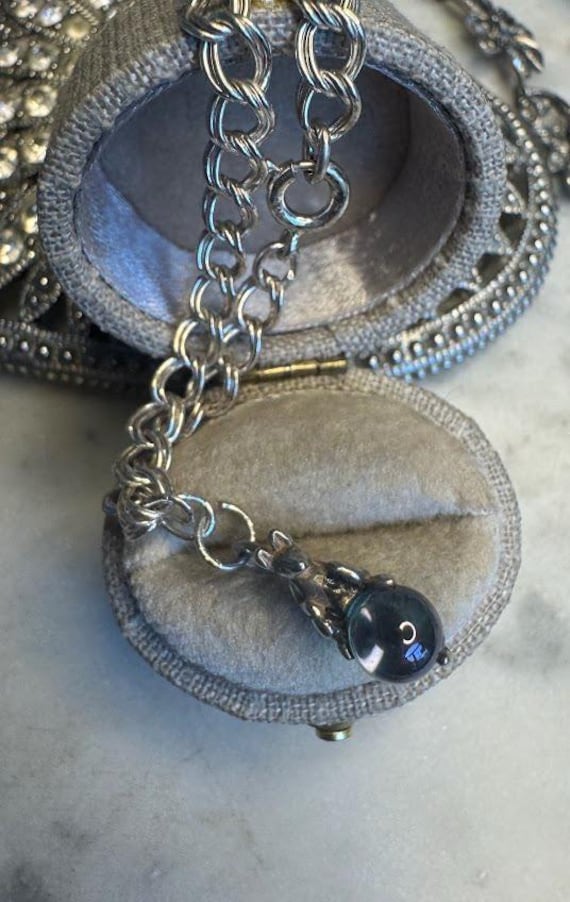 Vintage Silver Dainty Charm Bracelet with Aardvark Charm