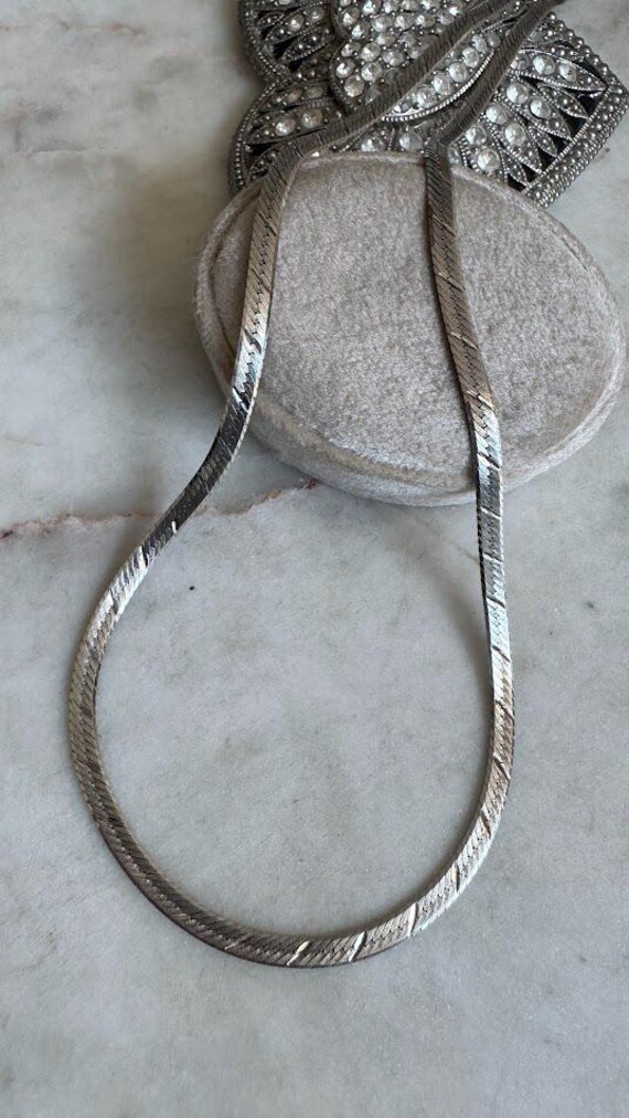 Vintage Reversible Herringbone 3mm Chain