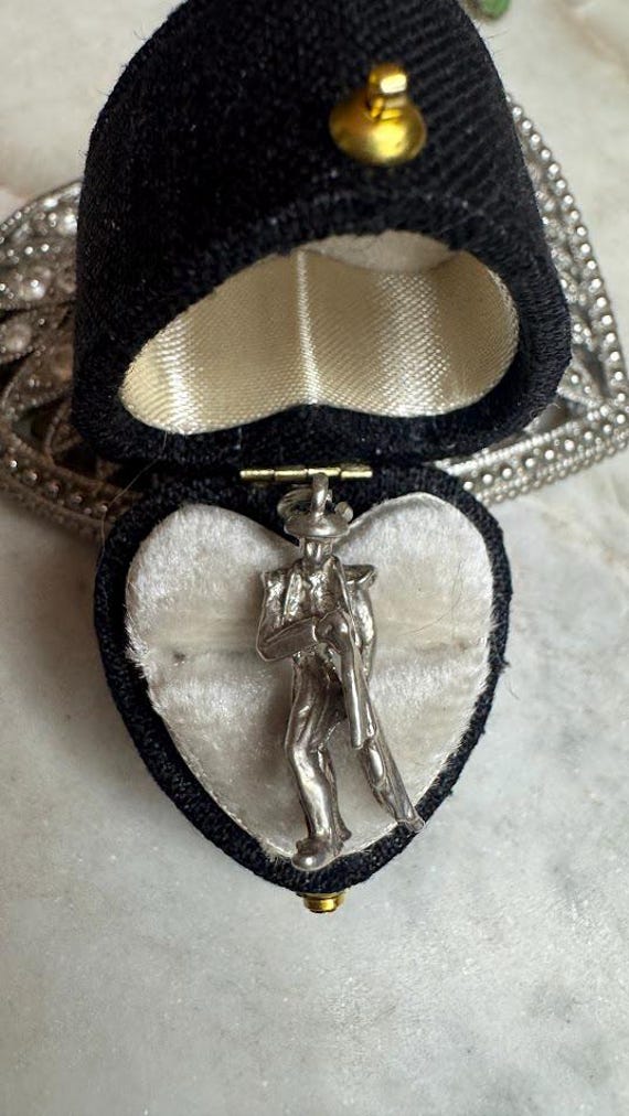 Vintage Silver Rare Matador Charm