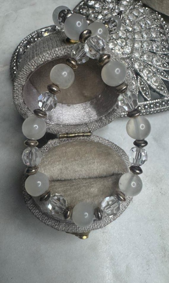 Silver Moonstone Bracelet