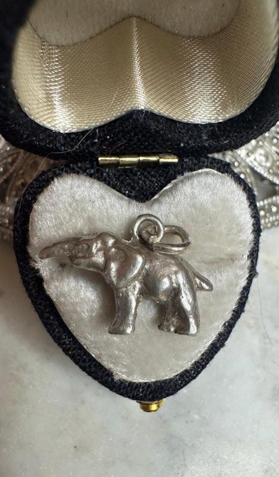Vintage Silver Elephant Charm