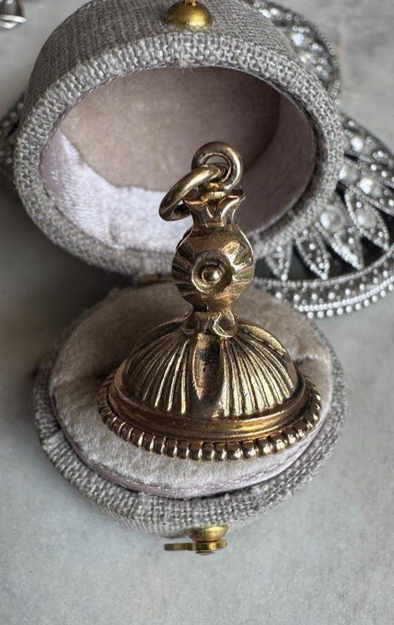 Antique Gold Edwardian Fob Seal
