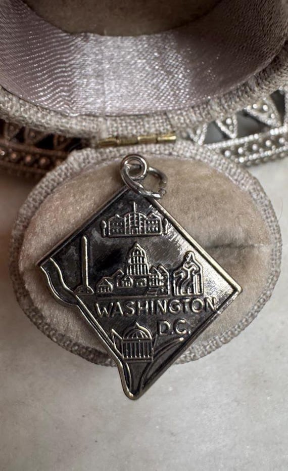 Vintage Silver Washington DC Charm