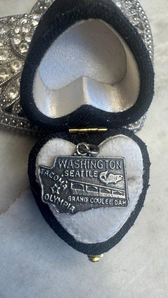 Vintage Silver Washington Charm