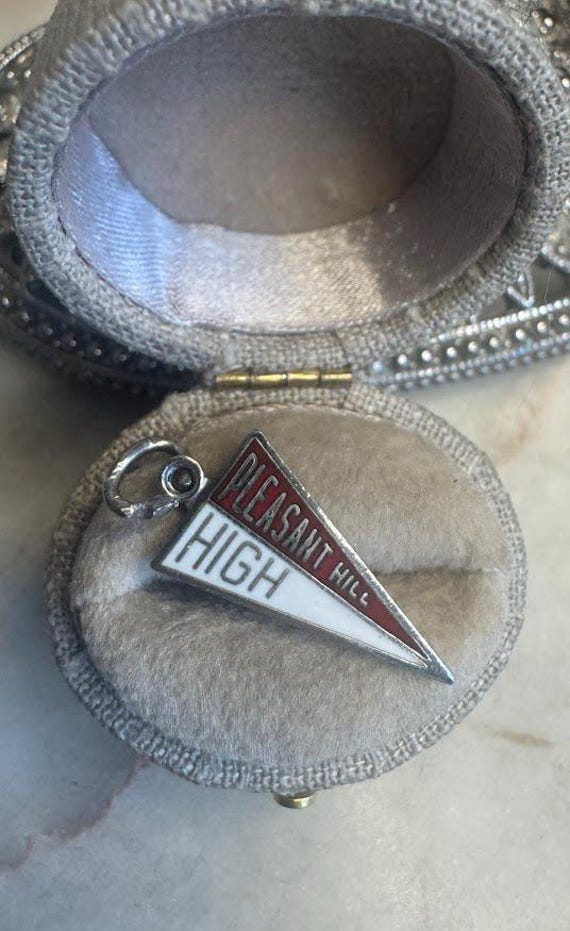 Vintage Silver Pleasant Hill High School Charm