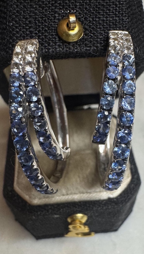 Gold Le Vian Blueberry Hoop Earrings Reversible