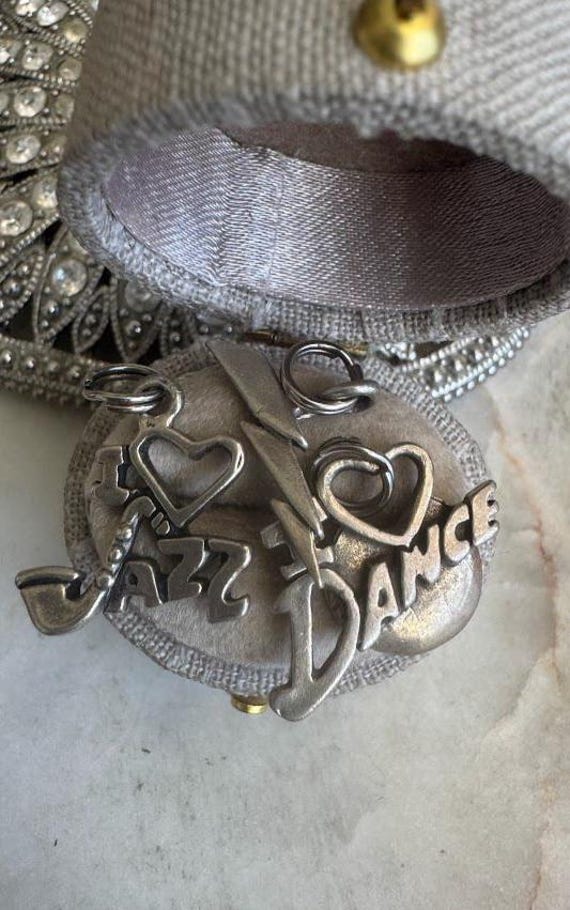 Vintage Silver Jazz & Dance Charm