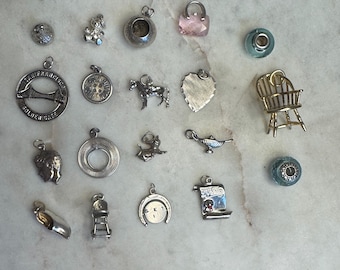 Vintage Silver Charms