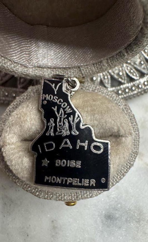 Vintage Silver Idaho State Charm