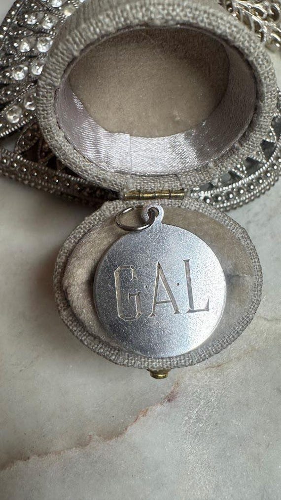 Vintage Silver GAL Charm Pendant