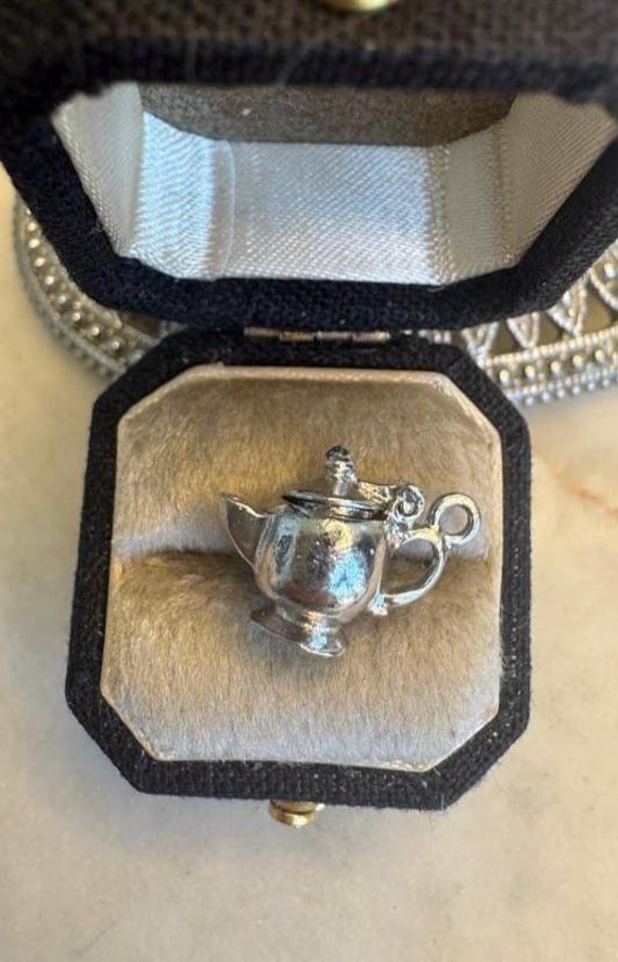 Vintage Silver Tea Pot Charm