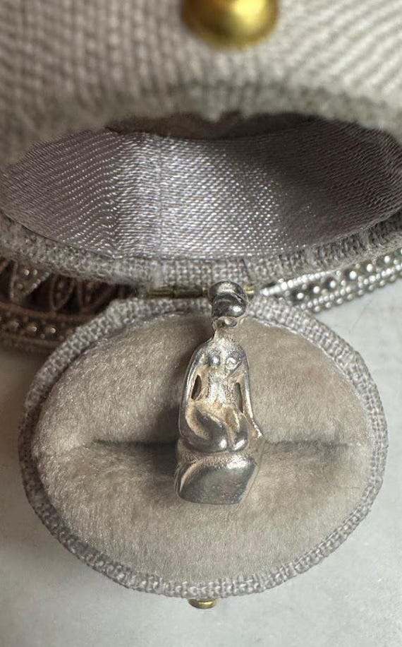 Vintage Silver Mermaid Charm