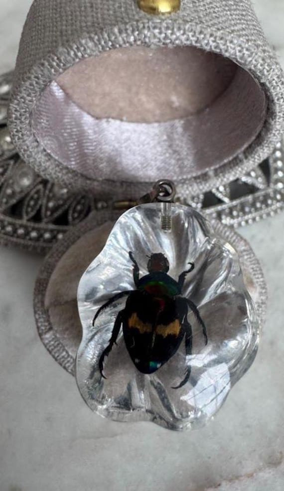 Vintage Silver Exotic Spider Pendant