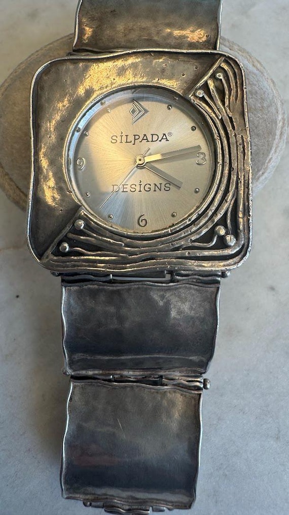 Vintage Silver Designer Silpada Watch