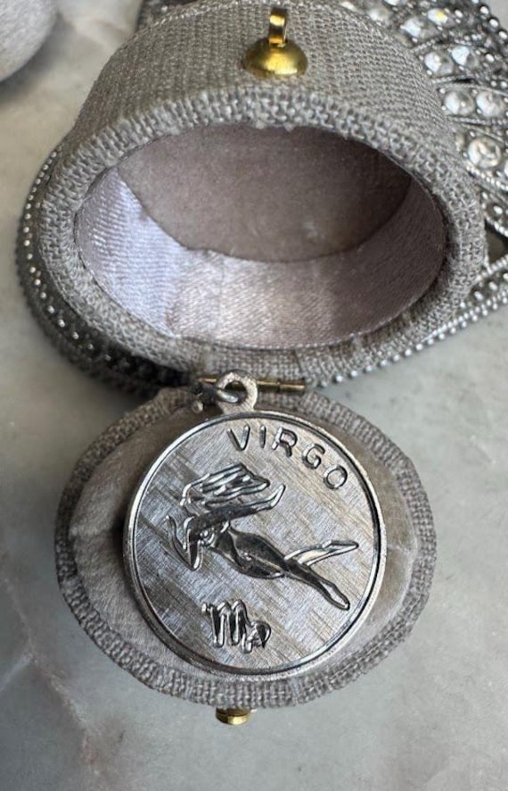 Vintage Silver Guitar Charm