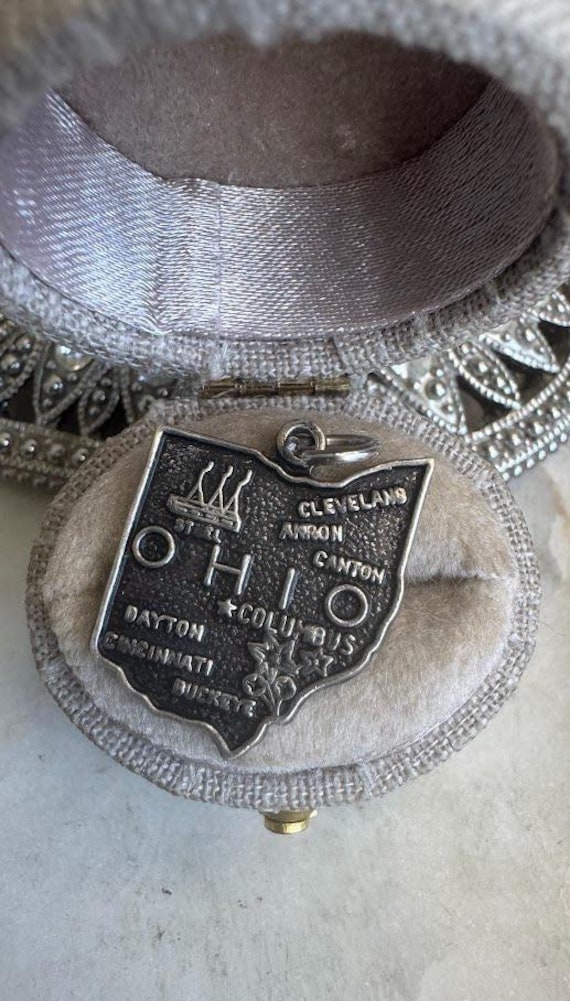 Vintage Silver Ohio Charm
